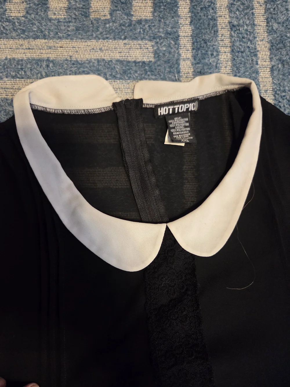 Hot Topic Black Dress Wednesday/ Halloween - Picture 3 of 7